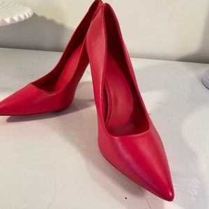 Aldo heels, size 8, pink